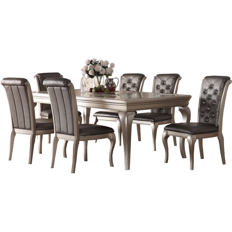 Lusher 7 piece discount extendable dining set